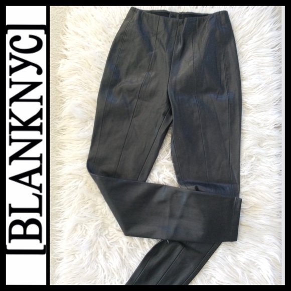 NWOT [BLANKNYC] Hi Rise Maleficient Vegan Leather Pants - Picture 5 of 9
